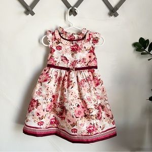 Janie And Jack Floral Flutter Sleeve Dress